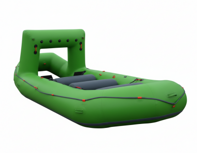 "ВОЛНОТРОН" - спасательная моторная лодка ПВХ (моторафт) с надувным дном НДНД